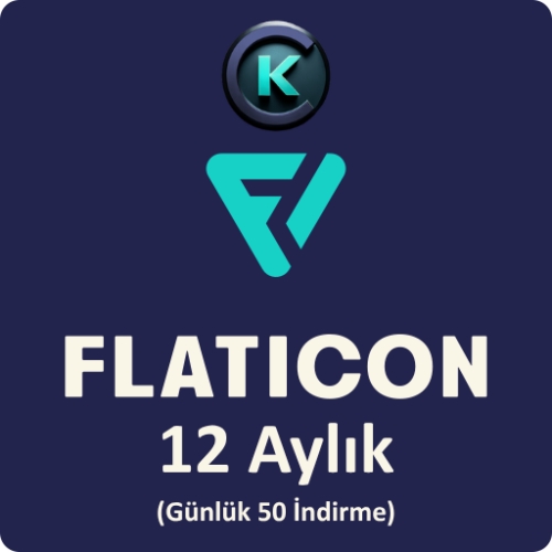  Flaticon - 12 Aylık Günlük 50 İndirme